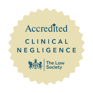 The Law Society's Clinical Negligence Accreditation logo